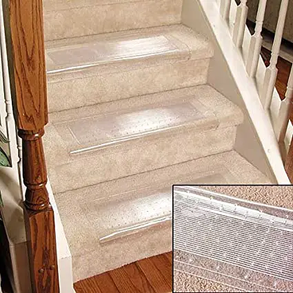 Clear Vinyl Stair Treads